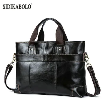 2019 Men Casual Briefcase Business Shoulder Leather Messenger Bags Computer Laptop Handbag Men's Travel Bags handbags
2019 Men Casual Briefcase Business Shoulder Leather Messenger Bags Computer Laptop Handbag Men's Travel Bags handbags