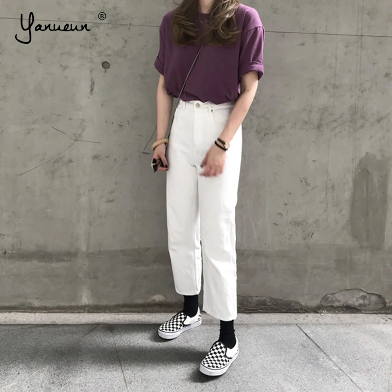 Yanueun Women Stylish Color Solid Tee O-Neck Short Sleeve T-Shirts Women Casual Tops 2019 Summer
Yanueun Women Stylish Color Solid Tee O-Neck Short Sleeve T-Shirts Women Casual Tops 2019 Summer