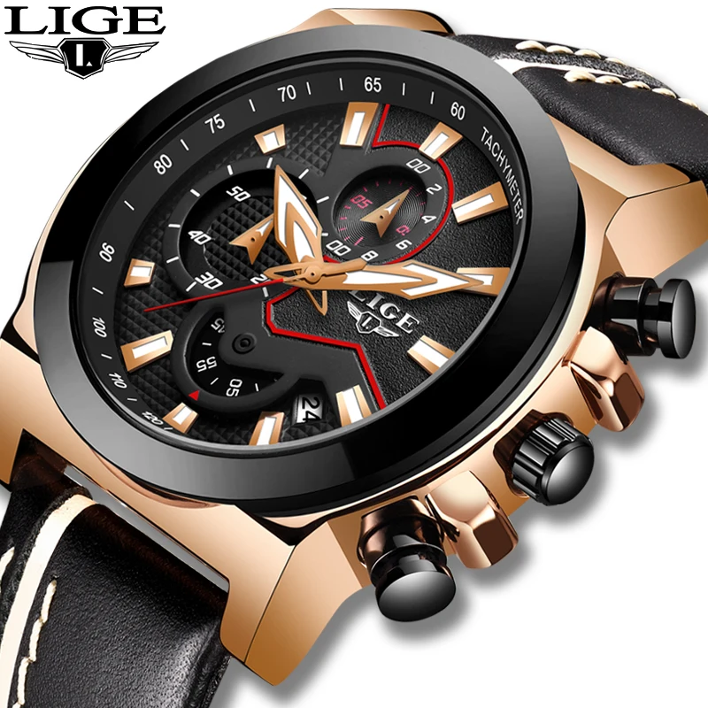 2019 New LIGE Mens Watches Top Brand Luxury Casual Quartz Wristwatch Men Fashion Stainless Steel Waterproof Sport Chronograph
2019 New LIGE Mens Watches Top Brand Luxury Casual Quartz Wristwatch Men Fashion Stainless Steel Waterproof Sport Chronograph