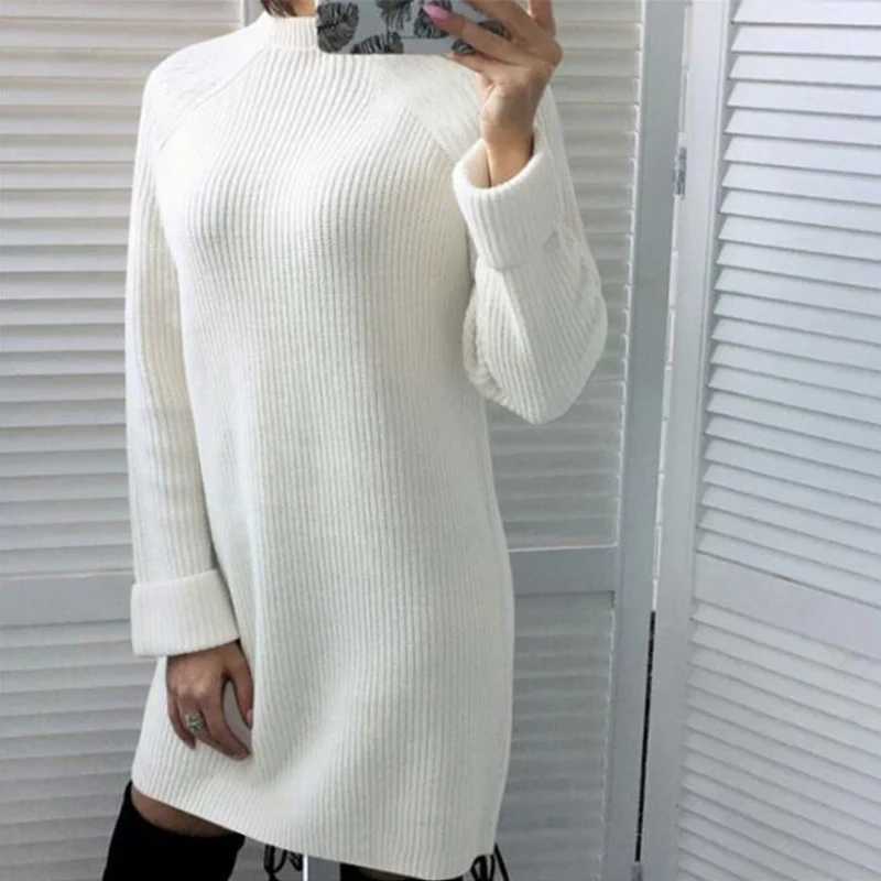 2019 Korean version Autumn Winter New fashion Knitted Dresses Women Large size Long sleeve elegant Knitted Dress cc107
2019 Korean version Autumn Winter New fashion Knitted Dresses Women Large size Long sleeve elegant Knitted Dress cc107
