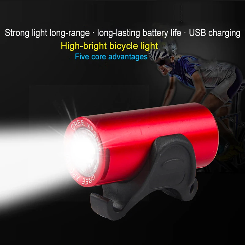 Велосипедный светильник usb Светодиодная лампа для велосипеда фара luz bicicleta delantera