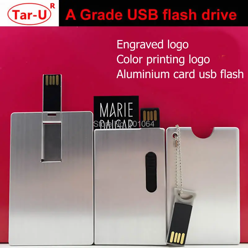 Aluminium card USB flash-01