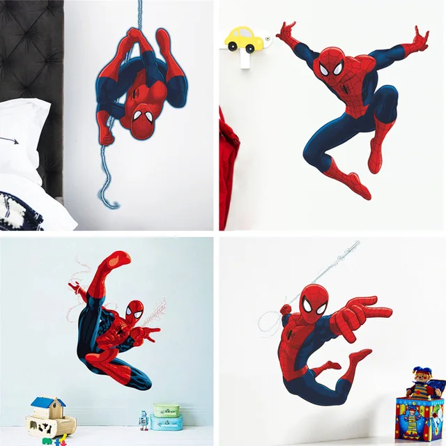 Hero Spiderman wall stickers for kids rooms decals home decor Kids Nursery 3D Wall sticker decoration for Boy christmas gift
Hero Spiderman wall stickers for kids rooms decals home decor Kids Nursery 3D Wall sticker decoration for Boy christmas gift