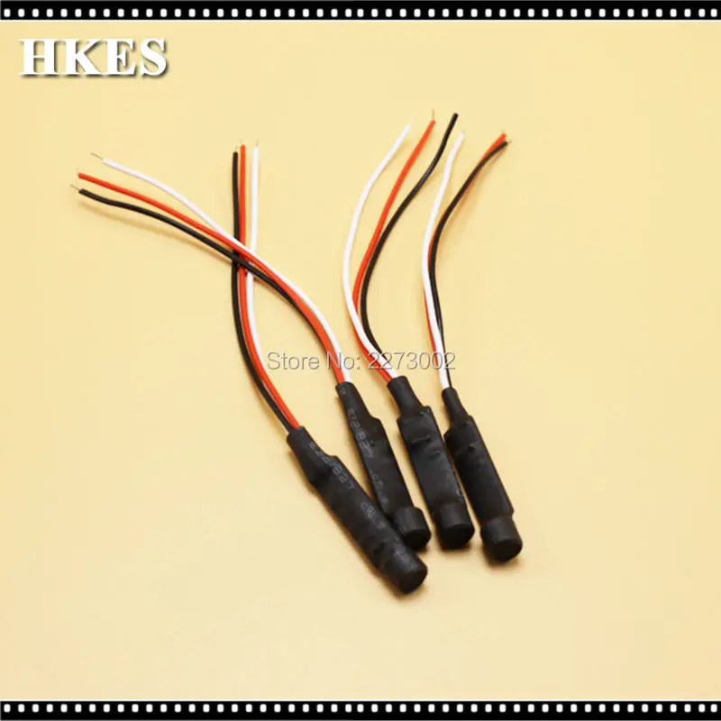 80pcs/lot Mini CCTV High Sensitive Microphone Security Camera Audio Mic DC Power Cable Wide Range Microphone For CCTV Cameras