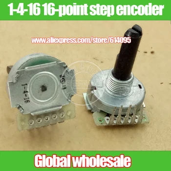 1pcs NOBLE 1-4-16 16-point step encoder / 5 feet / handle length 25MMF inner bend
1pcs NOBLE 1-4-16 16-point step encoder / 5 feet / handle length 25MMF inner bend