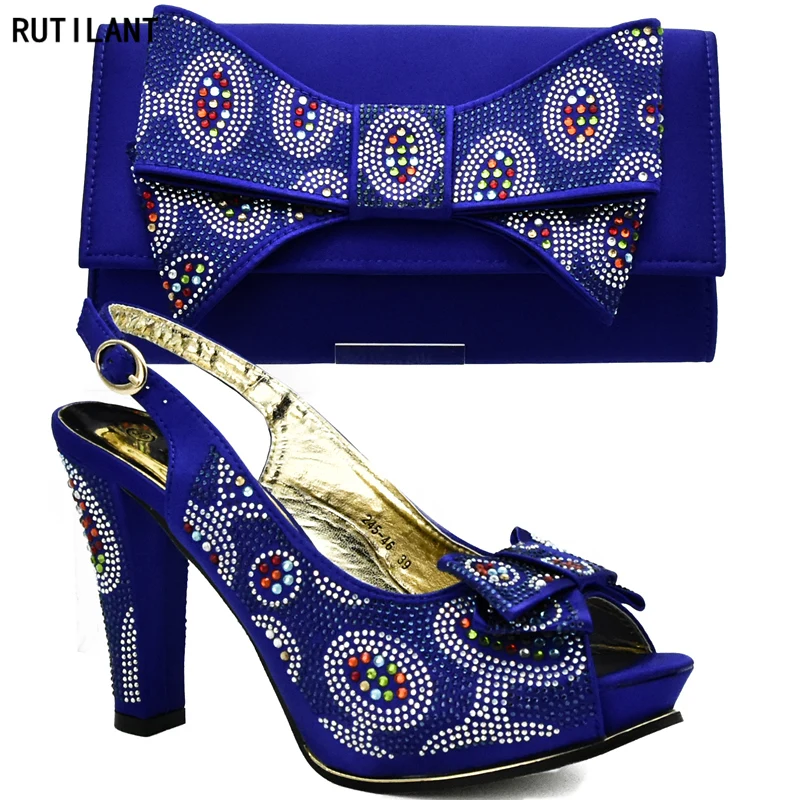 Royal Blue Shoes and Bag Sets for Women African Matching Shoes and Bags Italian In Women High Quality African Wedding Shoes Bag
Royal Blue Shoes and Bag Sets for Women African Matching Shoes and Bags Italian In Women High Quality African Wedding Shoes Bag