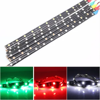 4X30CM DC 12V Flexible LED Strip Light 5050 12SMD Waterproof Car Light DRL Day Running Light Auto Interior Exterior Decoration
4X30CM DC 12V Flexible LED Strip Light 5050 12SMD Waterproof Car Light DRL Day Running Light Auto Interior Exterior Decoration
