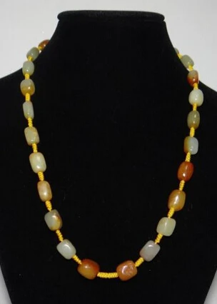 huij 004302 China Nature Nephrite Hetian Jade Red and Yellow Pearls Necklace Pendants
huij 004302 China Nature Nephrite Hetian Jade Red and Yellow Pearls Necklace Pendants