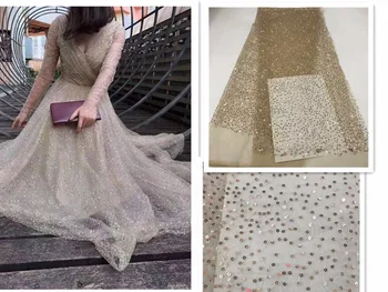 sequin fabric high quality tulle lace fabric with black sequin fashion 5yard sequin french lace fabric for sewing dress
sequin fabric high quality tulle lace fabric with black sequin fashion 5yard sequin french lace fabric for sewing dress