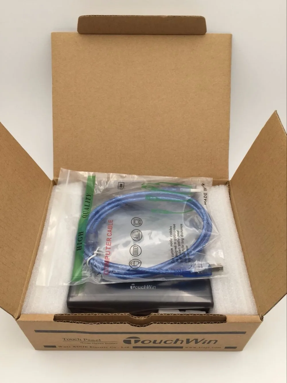 7 "HMI Сенсорный экран управление Сенсорная панель TH765-MT с USB кабель