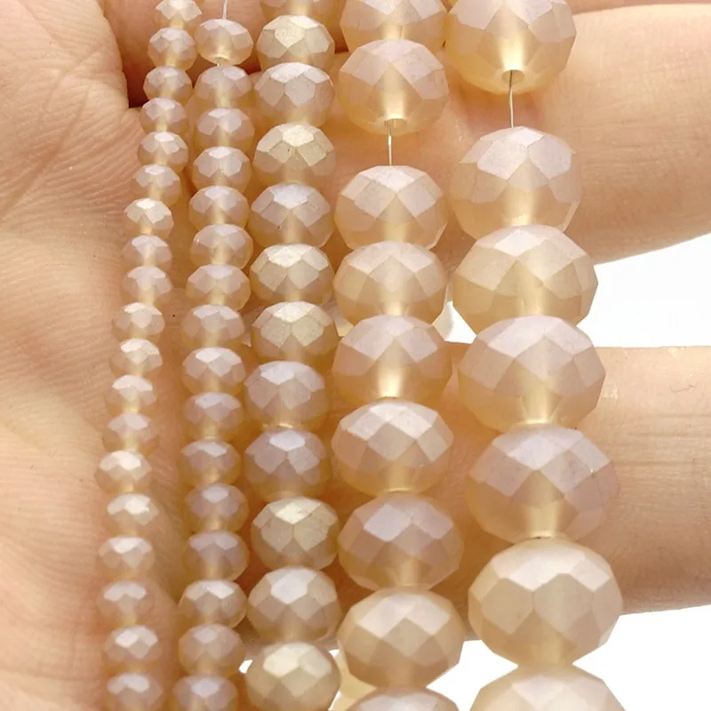 2017 new Gold champagne Rondelle Faceted Crystal Glass Loose Spacer Scrub Beads 3/4/6/8/10mm
2017 new Gold champagne Rondelle Faceted Crystal Glass Loose Spacer Scrub Beads 3/4/6/8/10mm