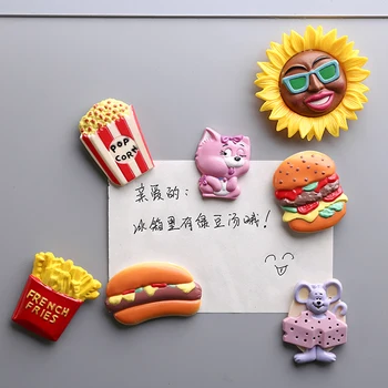 Creative Food Fridge Magnetic Stickers Cola, French Fries, Popcorn, Burger Message Decorative Magnets for Home/Office Kid Gift
Creative Food Fridge Magnetic Stickers Cola, French Fries, Popcorn, Burger Message Decorative Magnets for Home/Office Kid Gift