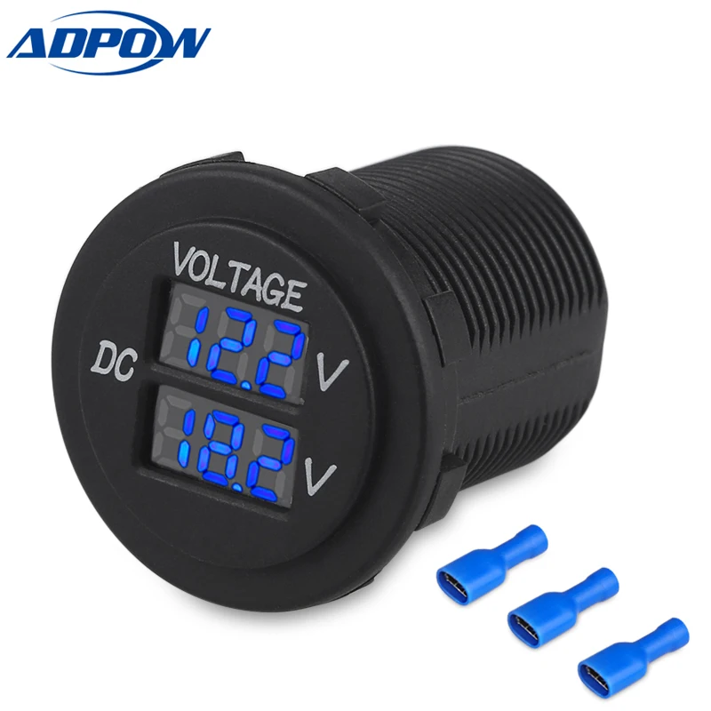 Car Voltmeter Circular Double Apparent Automobiles Volt Meter for Boat Yacht Marine RV SUV Auto Accessories Car Voltmeter Tester
Car Voltmeter Circular Double Apparent Automobiles Volt Meter for Boat Yacht Marine RV SUV Auto Accessories Car Voltmeter Tester
