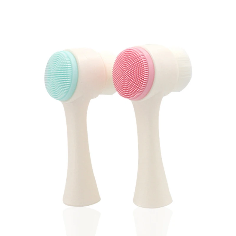 3D Double-sided silica gel face-wash brush Manually cleaning Makeup remover Deep level clean
3D Double-sided silica gel face-wash brush Manually cleaning Makeup remover Deep level clean