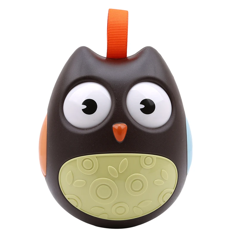 Cute Baby Toys Nodding Moving Eyes Owl Doll ABS Baby Rattles Gifts Baby Roly-poly Tumbler Toy With Bell Toys For Children
Cute Baby Toys Nodding Moving Eyes Owl Doll ABS Baby Rattles Gifts Baby Roly-poly Tumbler Toy With Bell Toys For Children