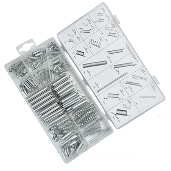 20 Sizes 200pcs Waved Extension Spring Set Metal Tension/Compresion Springs Assortment Metal Hardware Tool Kit
20 Sizes 200pcs Waved Extension Spring Set Metal Tension/Compresion Springs Assortment Metal Hardware Tool Kit