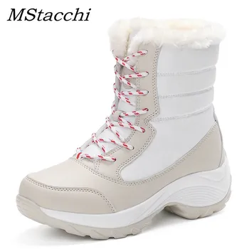 Mstacchi 2018 Women Snow Boots Winter Women Keep Warm Shoes Female Lace-up Mid-Calf Platform Boots Woman Shoes Big Size 35-42
Mstacchi 2018 Women Snow Boots Winter Women Keep Warm Shoes Female Lace-up Mid-Calf Platform Boots Woman Shoes Big Size 35-42