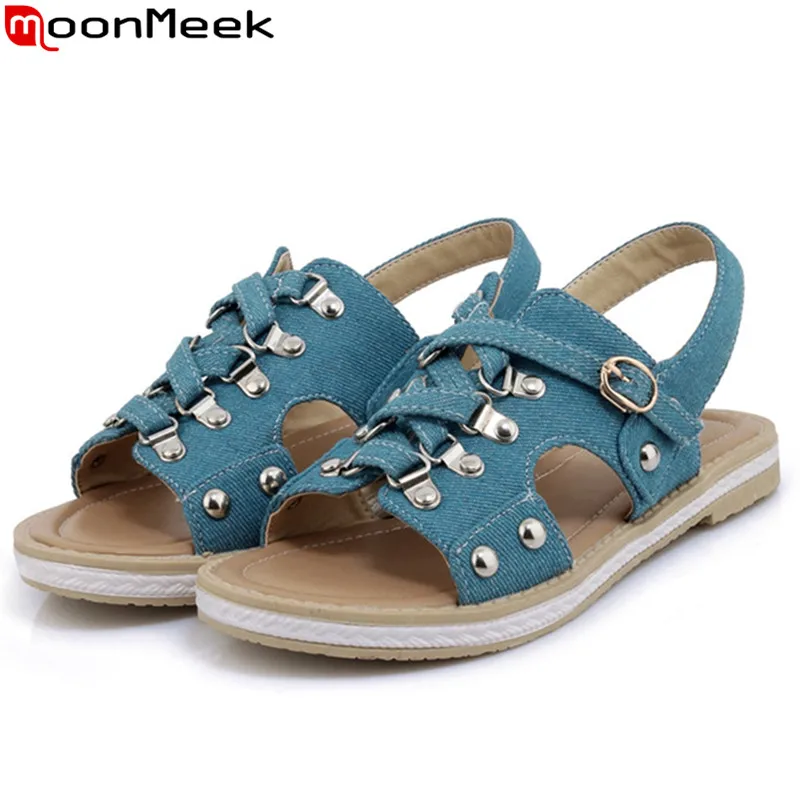 MoonMeek 2019 hot sale new summer sandals women Casual ladies shoes women comfortable flat with ladies shoes large size 34-44
MoonMeek 2019 hot sale new summer sandals women Casual ladies shoes women comfortable flat with ladies shoes large size 34-44
