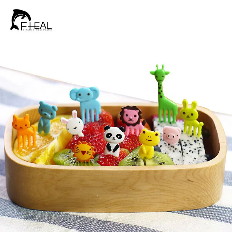 FHEAL New 10pc Animal Farm Mini Cartoon Fruit Fork Sign Plastic Fruit Toothpick Bento Lunch For Children Decorative Kitchen Tool
FHEAL New 10pc Animal Farm Mini Cartoon Fruit Fork Sign Plastic Fruit Toothpick Bento Lunch For Children Decorative Kitchen Tool