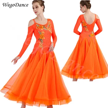 customized modern dance dress national standard dance big pendant dress new Waltz competition costume woman freeshipping
customized modern dance dress national standard dance big pendant dress new Waltz competition costume woman freeshipping