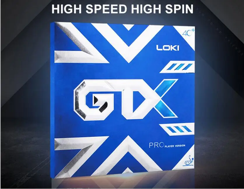 ITTF Approved WANG HAO LOKI GTX PRO 40+ Blue Cake Sponge stacky Speed Table Tennis Rubber/ Ping Pong Rubber
ITTF Approved WANG HAO LOKI GTX PRO 40+ Blue Cake Sponge stacky Speed Table Tennis Rubber/ Ping Pong Rubber