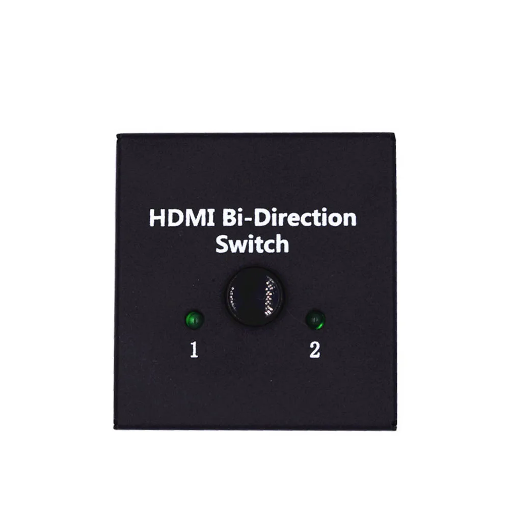 New 2 Port HDMI Bi-direction Switcher Manual 2 x 1/1 x 2 Switch Splitter Support Ultra HD 4K 3D 1080P DOM668
New 2 Port HDMI Bi-direction Switcher Manual 2 x 1/1 x 2 Switch Splitter Support Ultra HD 4K 3D 1080P DOM668