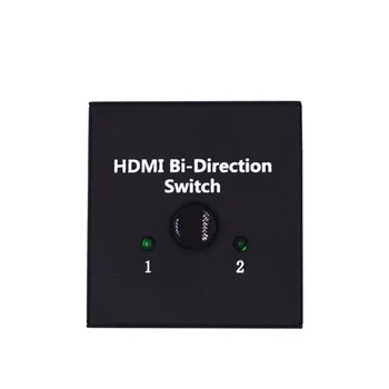 New 2 Port HDMI Bi-direction Switcher Manual 2 x 1/1 x 2 Switch Splitter Support Ultra HD 4K 3D 1080P DOM668
New 2 Port HDMI Bi-direction Switcher Manual 2 x 1/1 x 2 Switch Splitter Support Ultra HD 4K 3D 1080P DOM668