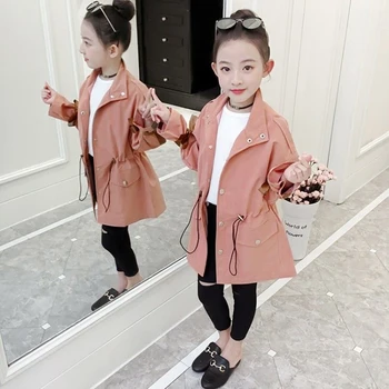 Children Clothing 2 Colors Baby Girl Outerwear Coat Quality Autumn Tops Girls Jackets Kids Size For 110-160 cm Slim Girls Wear
Children Clothing 2 Colors Baby Girl Outerwear Coat Quality Autumn Tops Girls Jackets Kids Size For 110-160 cm Slim Girls Wear