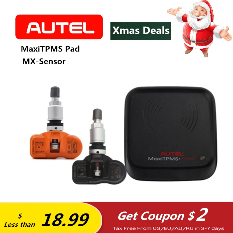 AUTEL MX-Sensor 2 in 1 MaxiTPMS Pad 433 mhz Tire Pressure Monitoring System Tester Reader OBD2 TPMS Scan Diagnostic Tools
AUTEL MX-Sensor 2 in 1 MaxiTPMS Pad 433 mhz Tire Pressure Monitoring System Tester Reader OBD2 TPMS Scan Diagnostic Tools