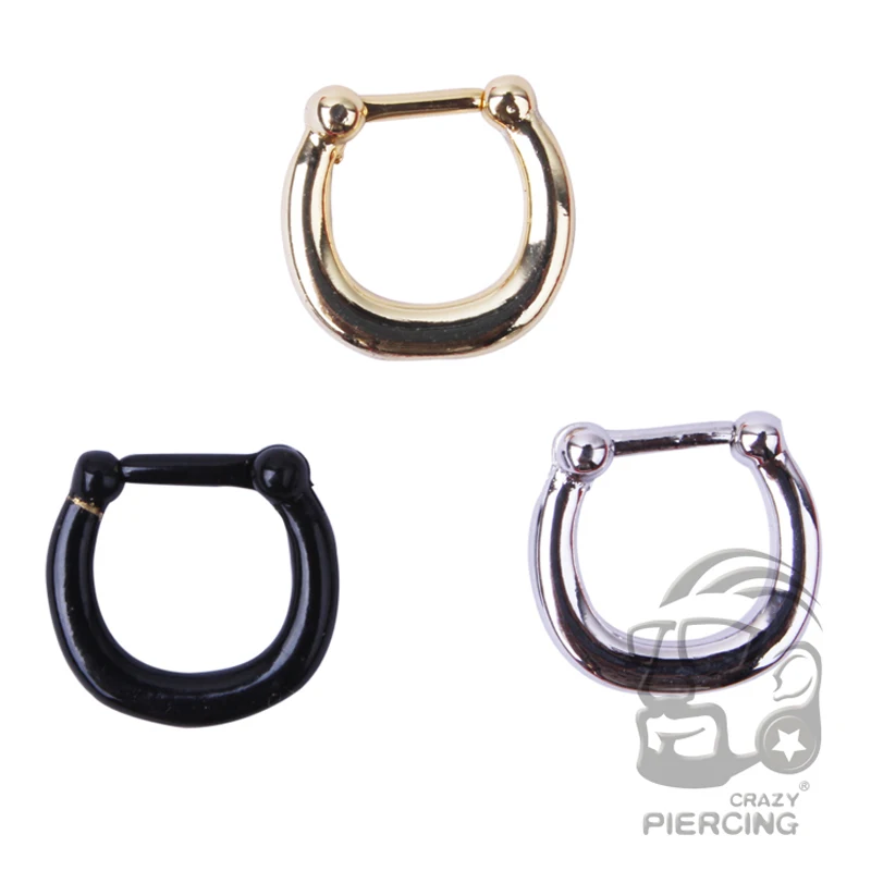 1pcs Gold/Silver Plated Septum Clicker Ring Hanger Clip On Non Piercing Nose Ring Hoop Nose Piercing Body Jewelry
1pcs Gold/Silver Plated Septum Clicker Ring Hanger Clip On Non Piercing Nose Ring Hoop Nose Piercing Body Jewelry