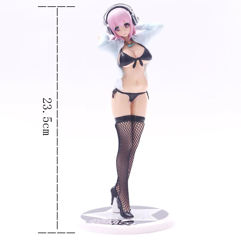 Japanese Popular Idols Super Sonico Sexy Swimsuit Bikini PVC Action Figure SUPERSONICO Sexy Girl Collectible Model 23.5cm
Japanese Popular Idols Super Sonico Sexy Swimsuit Bikini PVC Action Figure SUPERSONICO Sexy Girl Collectible Model 23.5cm