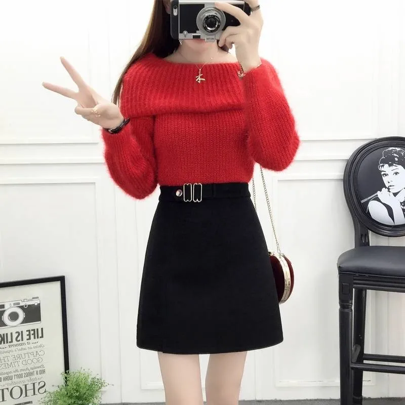 High Quality Autumn Winter Women 2 Two Piece Set Ensemble Femme Knitted Sweater + Skirt Tracksuit Female Slim Suit Clothing F202
High Quality Autumn Winter Women 2 Two Piece Set Ensemble Femme Knitted Sweater + Skirt Tracksuit Female Slim Suit Clothing F202