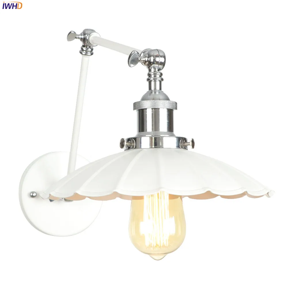 IWHD White Adjustable Swing long Arm Wall Light Fixtures Bedroom Living Room Retro Vintage Wall Lamp Loft Industrial Style 
IWHD White Adjustable Swing long Arm Wall Light Fixtures Bedroom Living Room Retro Vintage Wall Lamp Loft Industrial Style