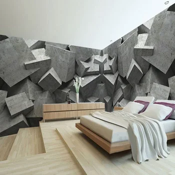 Personality Design Mural Wall Paper 3D Stereo Geometry Cement Fresco Office Gallery Cafe Dining Room Modern Art Decor Wallpaper
Personality Design Mural Wall Paper 3D Stereo Geometry Cement Fresco Office Gallery Cafe Dining Room Modern Art Decor Wallpaper