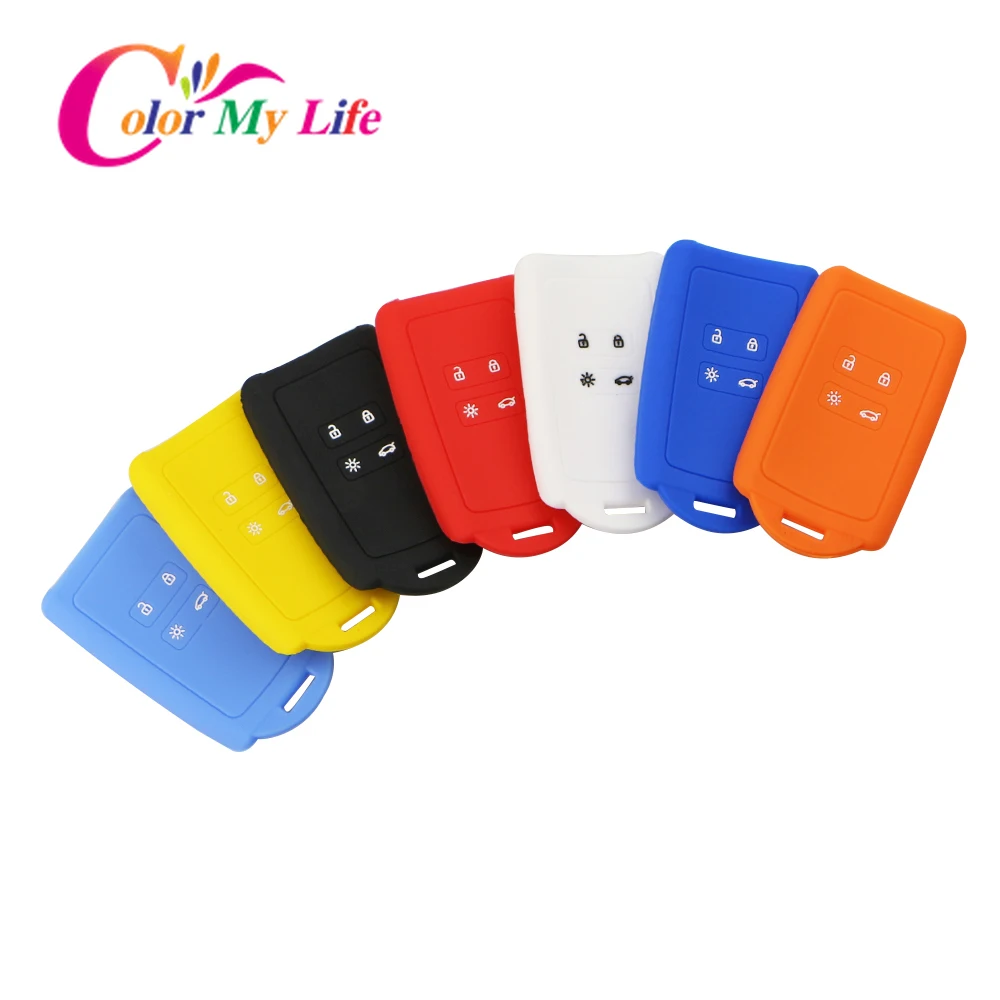 Silicone Car Key Cover Set Fit for Renault Koleos Kadjar Megan 2016-2019 for Samsung QM5 QM6 Remote Key Holder Protector Case
Silicone Car Key Cover Set Fit for Renault Koleos Kadjar Megan 2016-2019 for Samsung QM5 QM6 Remote Key Holder Protector Case
