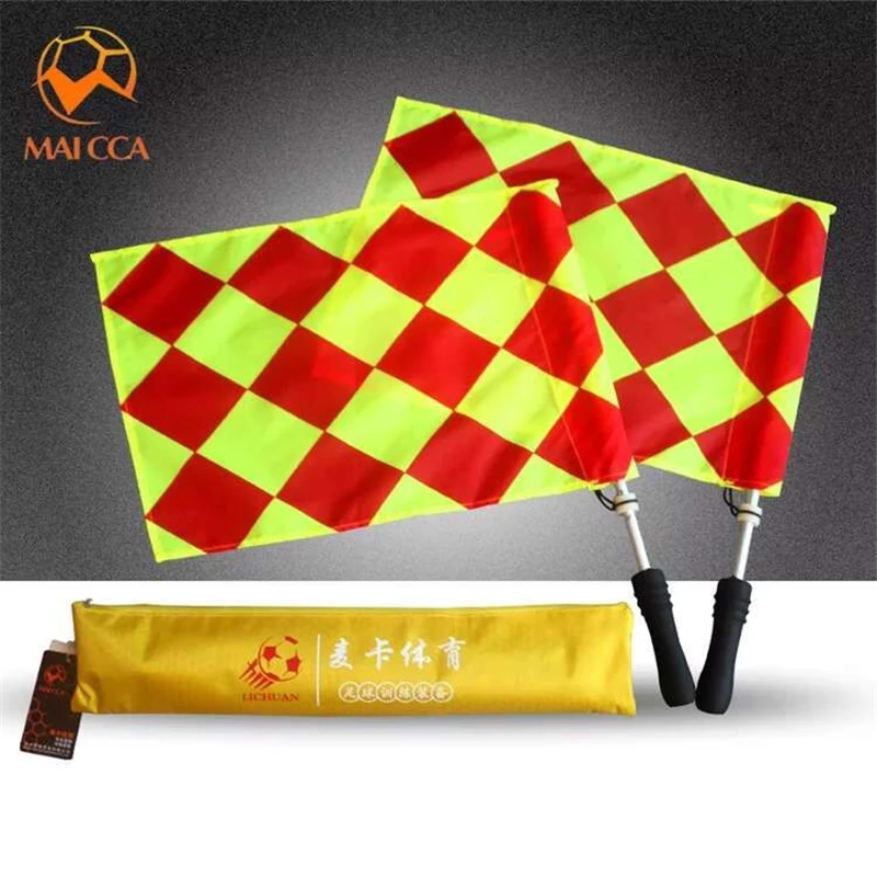 MAICCA Soccer flags for referee Football referee flag Sports match linesman judge equipment with bag
MAICCA Soccer flags for referee Football referee flag Sports match linesman judge equipment with bag