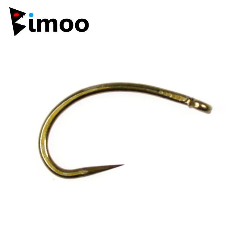 Bimoo 50PCS 2X Wire Bronzed Color Barbless Curved Shank Scud Nymph Hook Egg Fly Tying Hooks High Carbon Fish Hook Size #8~#16
Bimoo 50PCS 2X Wire Bronzed Color Barbless Curved Shank Scud Nymph Hook Egg Fly Tying Hooks High Carbon Fish Hook Size #8~#16