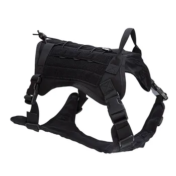 High Quality 1000D Nylon Outdoor Hunting Dog Vests Adjustable Military Tactical Dog Molle Vest Dog Training Vest Harness
High Quality 1000D Nylon Outdoor Hunting Dog Vests Adjustable Military Tactical Dog Molle Vest Dog Training Vest Harness