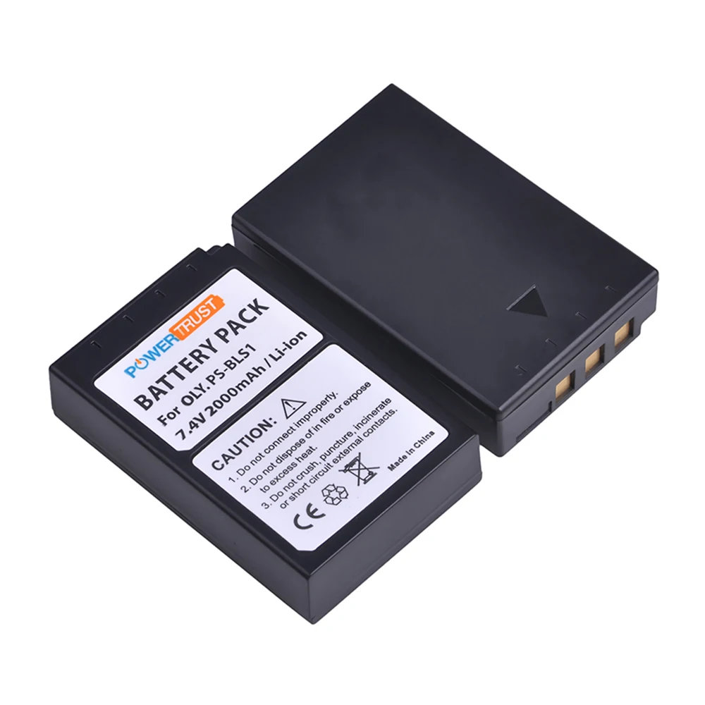 PowerTrust 2000mAh BLS 1 BLS1 BLS-1 PS-BLS1 Battey for OLYMPUS E-PL1 E400 E410 E420 E450 E620 E-P1 E-P2 Batteries
PowerTrust 2000mAh BLS 1 BLS1 BLS-1 PS-BLS1 Battey for OLYMPUS E-PL1 E400 E410 E420 E450 E620 E-P1 E-P2 Batteries
