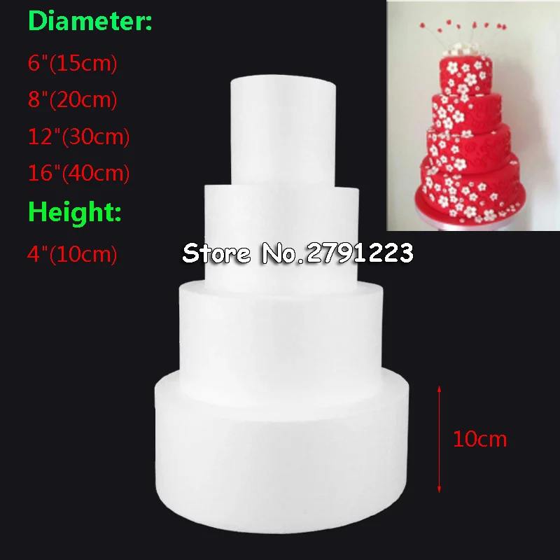 1pcs Different Sizes Handmade Round Cake Foam Polystyrene Styrofoam Party DIY New Decorations
1pcs Different Sizes Handmade Round Cake Foam Polystyrene Styrofoam Party DIY New Decorations