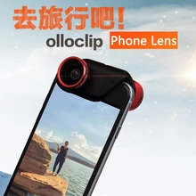 Mobile Clip Camera Lens 4 in 1 Mobile Phone Lenses Fish Eye Lentes Macro Len Wide Angle Contact Lenses for iPhone 6 6s 6p 6sp
