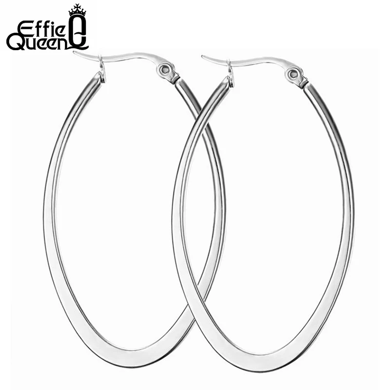 Effie Queen New Vintage Jewelry Brand Earrings Titanium Steel Black Hoop Earrings Big Size Circle Women Accessories DTE20
Effie Queen New Vintage Jewelry Brand Earrings Titanium Steel Black Hoop Earrings Big Size Circle Women Accessories DTE20