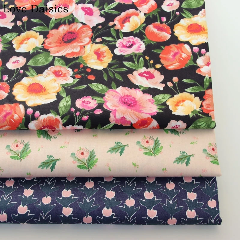 100% Cotton Twill BLACK BEIGE BLUE Orange Pink Yellow Flowers Floral Fabrics for DIY Doll Apparel Dress Sheet Handwork Decor
100% Cotton Twill BLACK BEIGE BLUE Orange Pink Yellow Flowers Floral Fabrics for DIY Doll Apparel Dress Sheet Handwork Decor