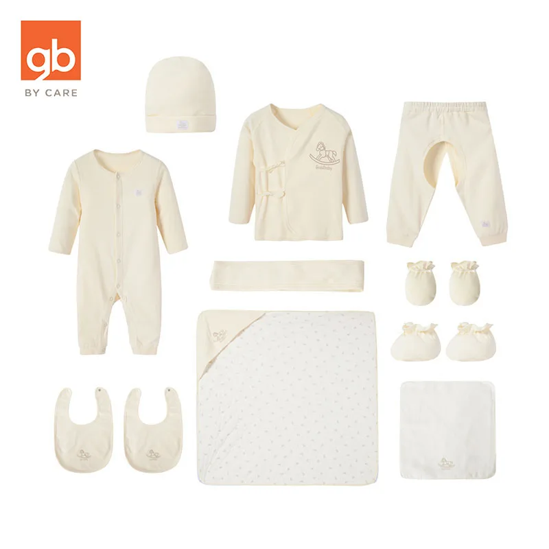 Фото Goodbaby/12 шт. комплекты одежды для новорожденных Подарочная коробка мягкая удобная