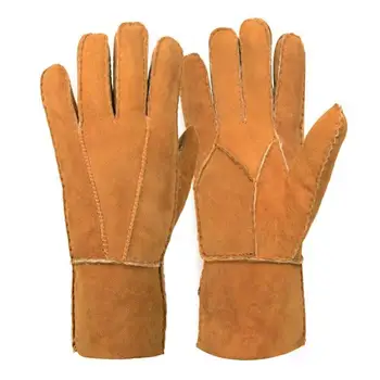 Useful New Winter Adult Genuine Brown Sheepskin Unisex Mittens Leather Shearling Fur Men Women Warm Gloves Gift
Useful New Winter Adult Genuine Brown Sheepskin Unisex Mittens Leather Shearling Fur Men Women Warm Gloves Gift