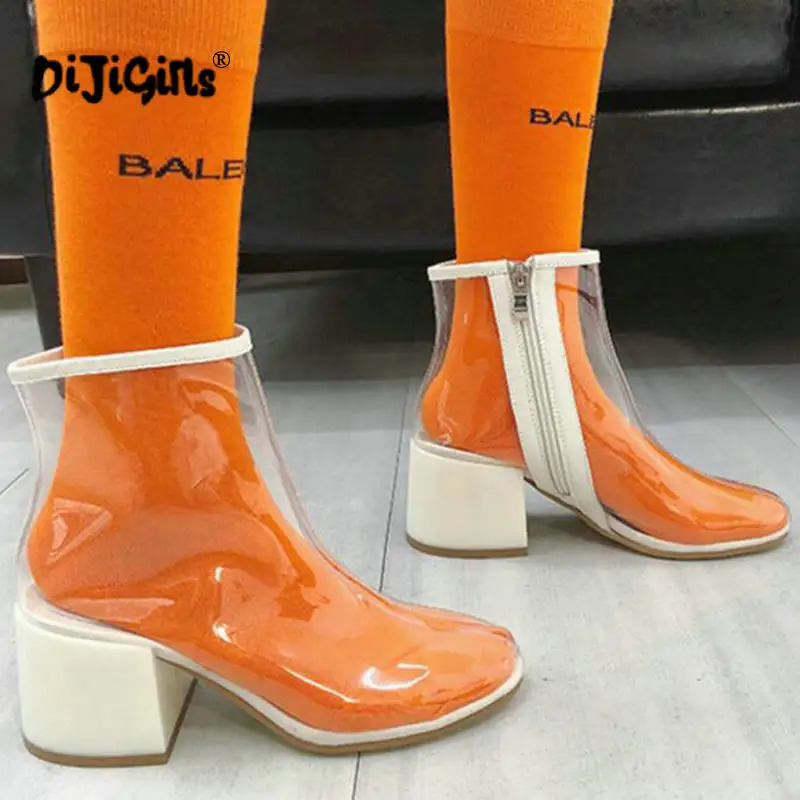 Drop shipping Hot new women PVC ankle boots pointed toe crystal heel transparent women boots clear high heels summer rain shoes
Drop shipping Hot new women PVC ankle boots pointed toe crystal heel transparent women boots clear high heels summer rain shoes
