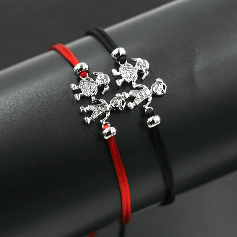 Lucky Sweet Cute Family Boys And Girls Braid Rope Bracelets Red Cords Line Thread String Bracelet For Sister Brother Friends
Lucky Sweet Cute Family Boys And Girls Braid Rope Bracelets Red Cords Line Thread String Bracelet For Sister Brother Friends