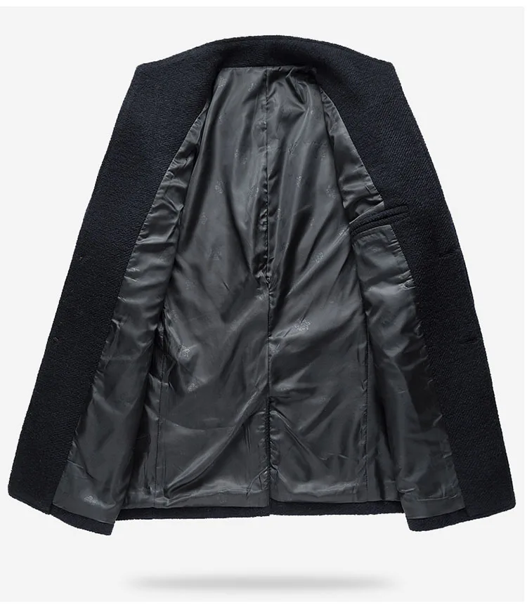 Aolamegs Men Winter Jackets Woolen Coats Fashion Slim Fit Men's Windproof Overcoat Warm Outerwear Business Casual Jacket Parka (11)