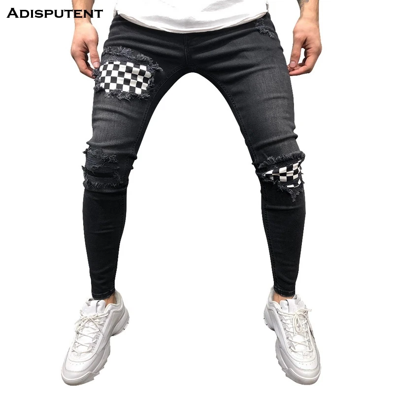 Adisputent 2019 Mens Ripped Jeans Ripped Destroyed Stretch Slim Fit Hip Hop Jeans With Holes For Male Casual holes Pants
Adisputent 2019 Mens Ripped Jeans Ripped Destroyed Stretch Slim Fit Hip Hop Jeans With Holes For Male Casual holes Pants