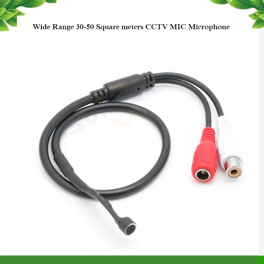 Mini Audio CCTV Microphone Surveillance Wide Range Sound Pickup Audio Monitor for Security Camera AS-AM01P
Mini Audio CCTV Microphone Surveillance Wide Range Sound Pickup Audio Monitor for Security Camera AS-AM01P